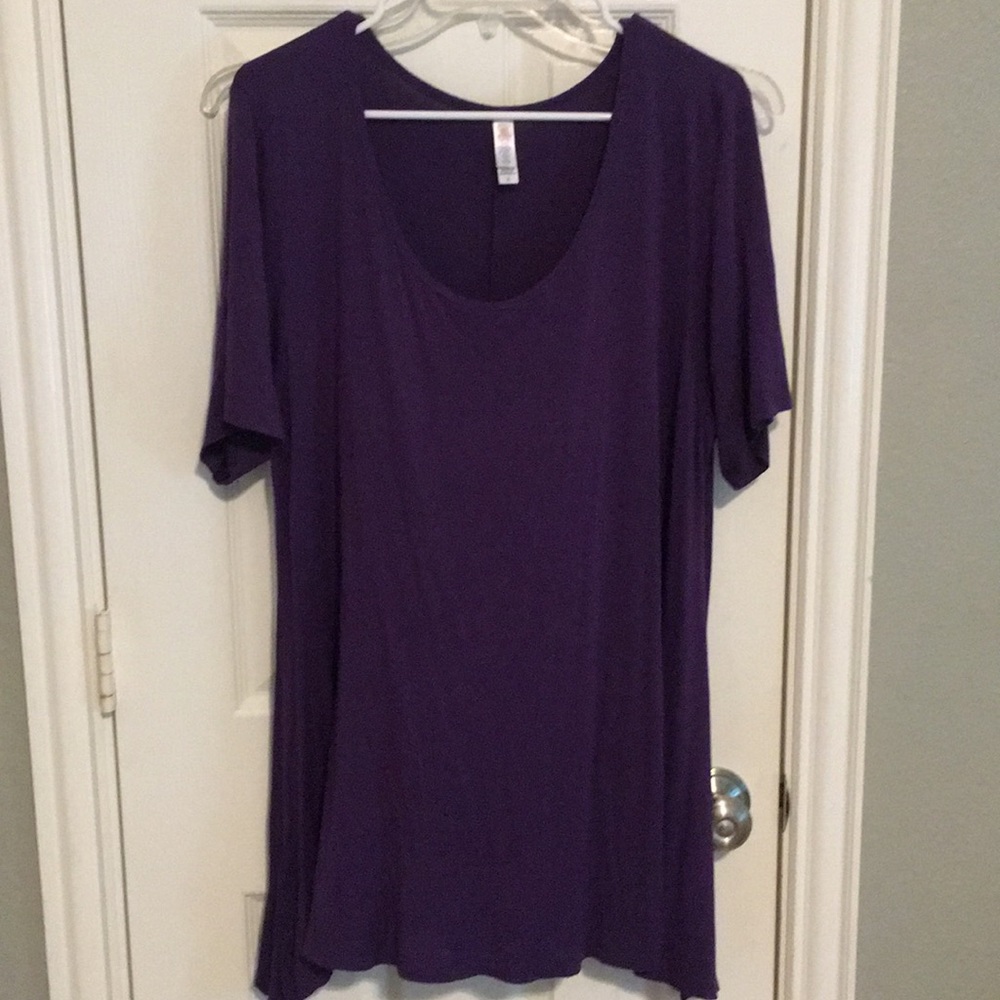 Purple Perfect tee by LulaRoe